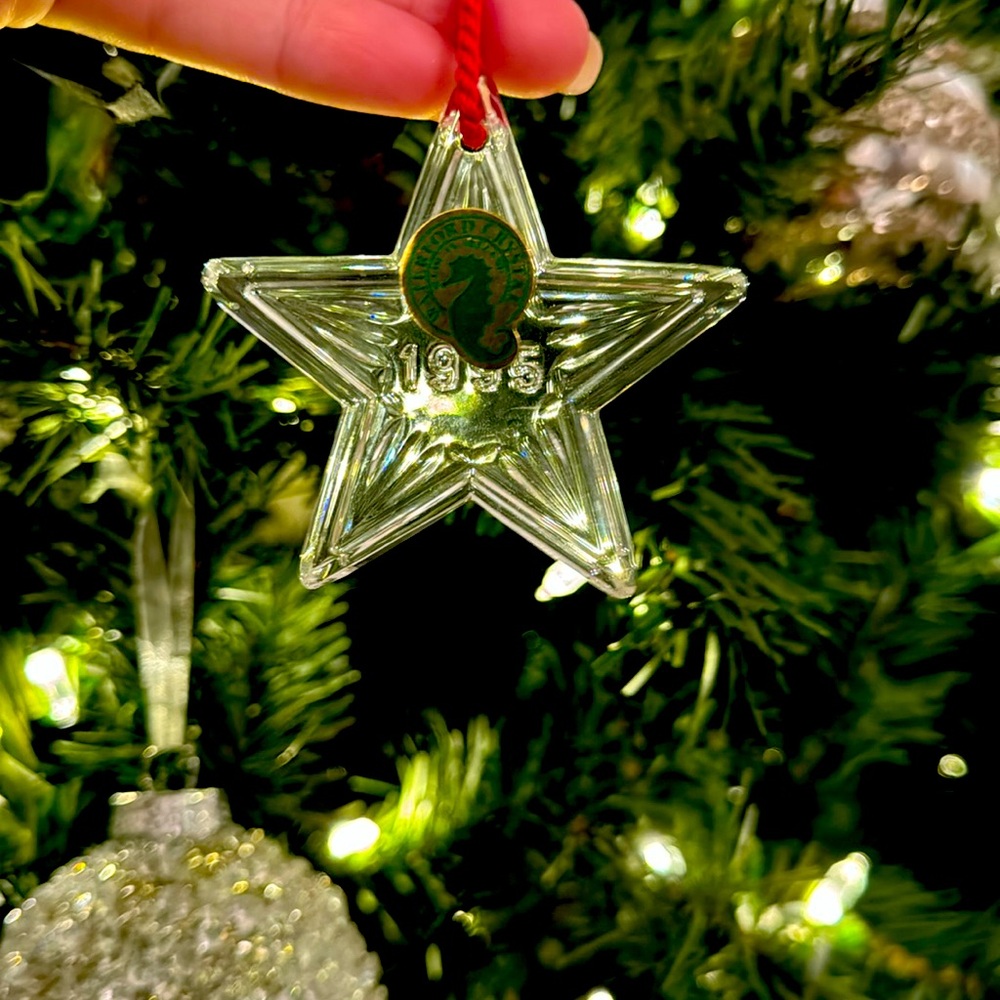 Waterford Crystal 1995 Christmas Ornament